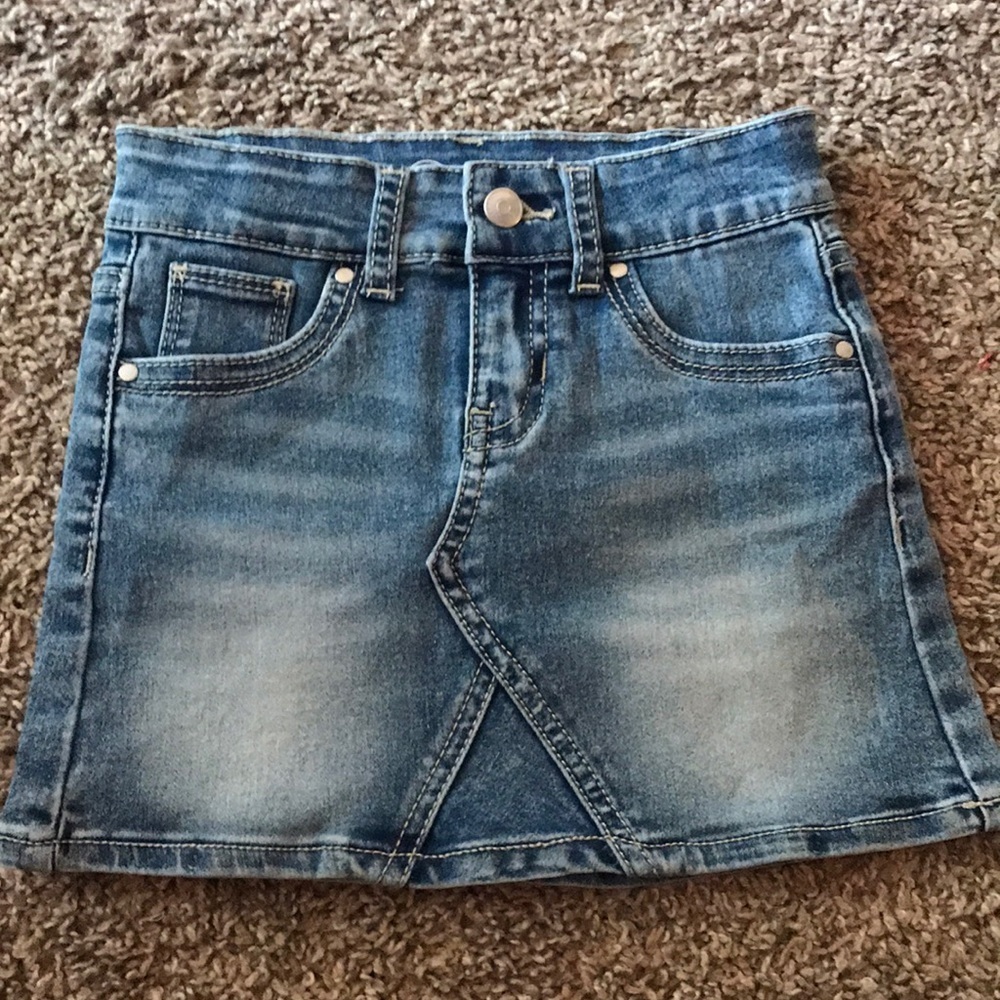 NWOT Wonder Nation Blue Stretchy Denim Jean Skirt